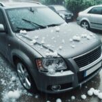 Coches y tráfico: los daños causados ​​por el granizo provocan costes cada vez más elevados para los vehículos de motor