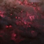 La tarjeta 3D muestra áreas estrelladas en la vida con latte.