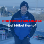 Instalación fotovoltaica en el aparcamiento del Möbel Kempf Aschaffenburg