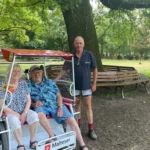 Paseo en rickshaw Paseo en rickfurt con Frankfurt-Guude: no siempre solo senderismo