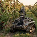 El robot recolector recoge una manzana cada seis segundos en el lago de Constanza