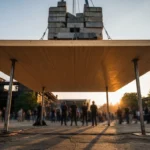 El techo de madera de Stuttgart soporta 20 toneladas y es tan fino como el hormigón