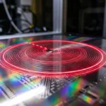 El chip de silicio alcanza por primera vez las prestaciones de la fibra de vidrio