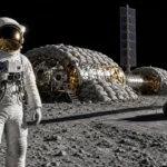 La manta de emergencia está destinada a mantener calientes las bases lunares.